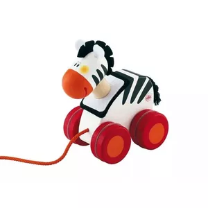 Image produit Petit jouet à traîner en bois Zèbre  - Jouets en Bois sur Shopetic
