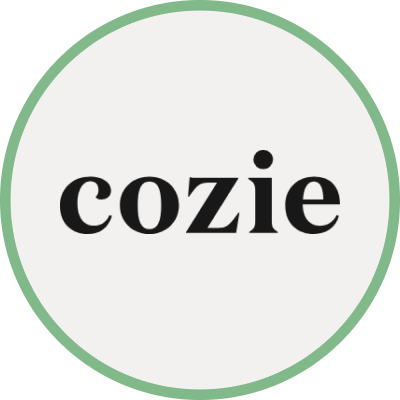 Logo de la marque Cozie sur la marketplace éthique et durable Shopetic