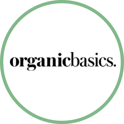 Logo de la marque Organic basics sur la marketplace éthique et durable Shopetic