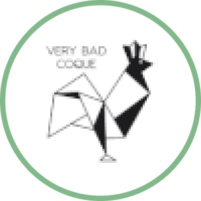 Logo de la marque VeryBadCoque sur la marketplace éthique et durable Shopetic