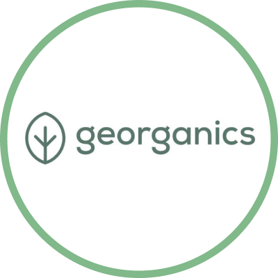 Logo de la marque Georganics sur la marketplace éthique et durable Shopetic