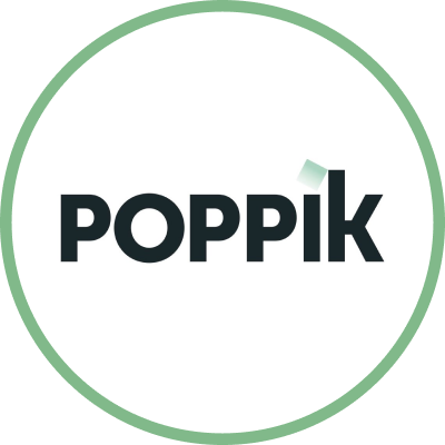 Logo de la marque Poppik sur la marketplace éthique et durable Shopetic
