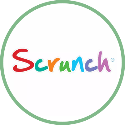 Logo de la marque Scrunch sur la marketplace éthique et durable Shopetic