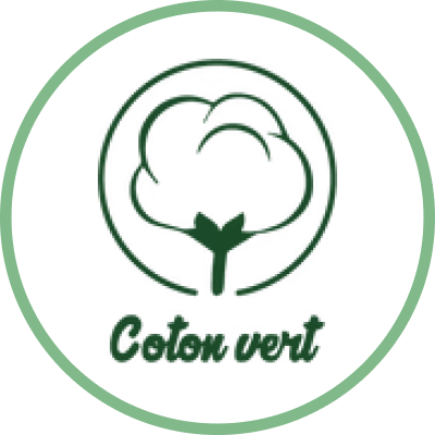 Logo de la marque Coton vert sur la marketplace éthique et durable Shopetic