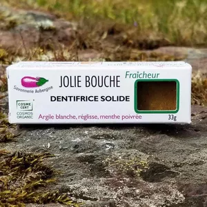 Image produit Dentifrice solide "Jolie bouche fraicheur menthe" Bio & vegan sur Shopetic