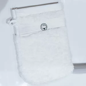 Image produit Lot de 2 gants de toilette tout doux en coton bio sur Shopetic