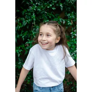 Image produit T-shirt blanc enfant en coton BIO - Sans broderie sur Shopetic