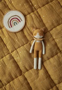 Image produit Doudou en crochet chat sur Shopetic