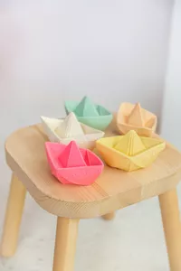 Image produit Jouet de bain bateau origami sur Shopetic
