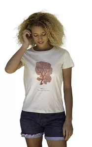 Image produit T-shirt 100% coton bio Femme Corail sur Shopetic