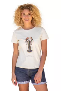 Image produit T-shirt 100% coton bio Femme Homard sur Shopetic