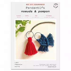 Image produit DIY - Pendentifs - Noeuds & Pompon sur Shopetic