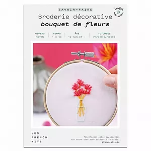 Image produit Broderie décorative - Bouquet de fleurs sur Shopetic