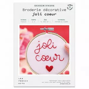 Image produit Broderie décorative - Joli Coeur sur Shopetic