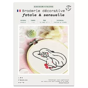 Image produit Broderie décorative - Femme Sensuelle sur Shopetic