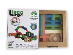 Image produit Voiture en bois à construire LUCO LARGE sur Shopetic