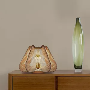 Image produit Lampe sur socle en bois et coton NOTOCA sur Shopetic