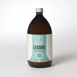 Image produit Lessive tous textiles au savon noir 1L sur Shopetic