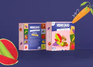 Image produit Mémo Duo fruits et légumes sur Shopetic