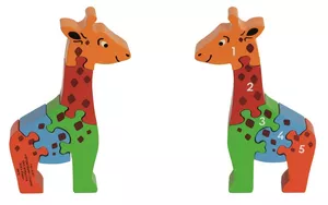 Image produit Puzzle girafe en bois sur Shopetic