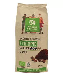 Image produit Café Ethiopie bio moulu 250 g sur Shopetic