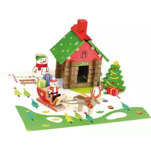 Image produit Jouet en bois  Kit la Maison du Père Noël 50 pcs - Jouet en bois sur Shopetic