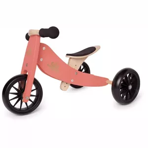 Image produit Tricycle évolutif Draisienne en bois 2 en 1 Tiny Tot 10" Corail  - Draisienne évolutive sur Shopetic