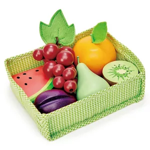 Image produit Dinette en bois Marchande Panier Fruits - Dînette Bio sur Shopetic