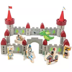 Image produit Jouet de construction Château Fort des dragons  - Jouets en bois sur Shopetic