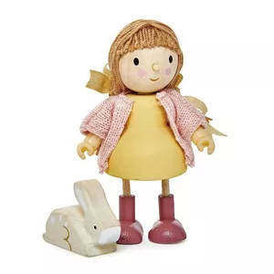 Image produit Figurine Maison de Poupées Amy et son lapin - Jouets en bois sur Shopetic