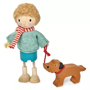 Image produit Figurine Maison de Poupées Mr Goodwood et son chien - Jouets en bois sur Shopetic