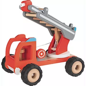 Image produit Jouets en bois Camion de pompier avec échelle  - Jouets en bois sur Shopetic
