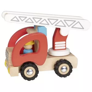 Image produit Jouets en bois Petit camion de pompier avec échelle  - Jouets en bois sur Shopetic