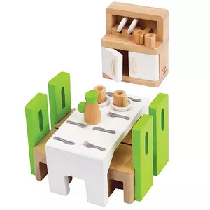Image produit Jouets en bois Maison de Poupées Accessoires 'Salle à manger' - Jouets sur Shopetic