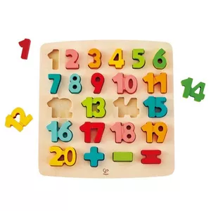 Image produit Jouets d'apprentissage Puzzle Chiffres Grands Chiffres & Signes  - Jouets en bois sur Shopetic