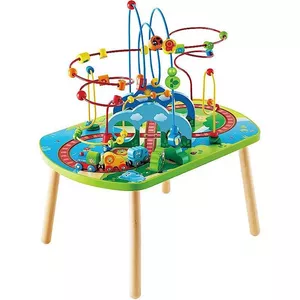 Image produit Table d'activités Circuit Train Jungle  - Jouets en bois bébé sur Shopetic