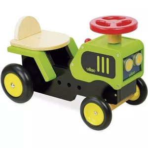 Image produit Porteur Tracteur Vert en bois 4 roues - Jouets en bois sur Shopetic