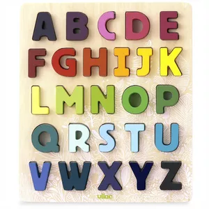 Image produit Puzzle Alphabet Majuscule à encastrer - Puzzle en bois sur Shopetic