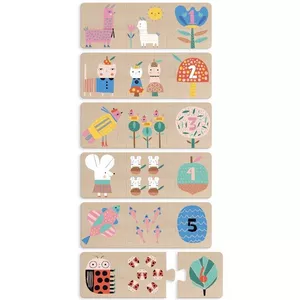 Image produit Puzzles de Chiffres Trio maman bébé par Suzy Ultman - Jouets en bois France sur Shopetic