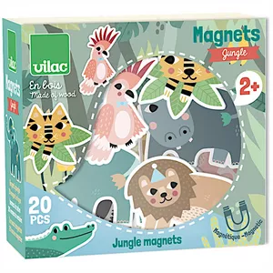 Image produit Set 20 Magnets en bois 'Jungle' Michelle Carlslund - Jouets en bois sur Shopetic