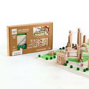 Image produit Jeu de construction en bois 'M2 Mini City'  - Jeux bois enfants sur Shopetic
