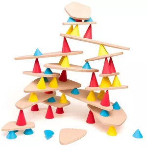 Image produit Jeu d'équilibre en bois Piks Big Kit 64 pièces sur Shopetic
