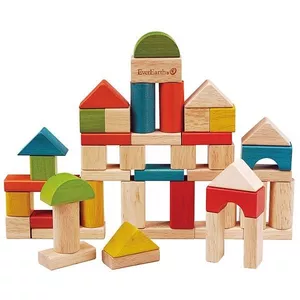 Image produit Cubes Blocs de construction seau 50 pièces - Jouets bois sur Shopetic