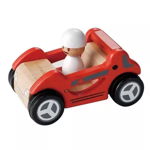 Image produit Jouet petite voiture course Rouge  - Jouets bois sur Shopetic