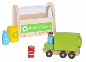 Image produit Jouet Camion & Station de Recyclage en bois  - Jouets bois sur Shopetic