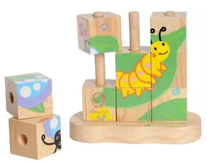 Image produit Puzzle de blocs Amazon  - Jouets en bois sur Shopetic