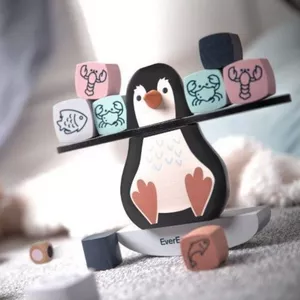 Image produit Jeu d'équilibre en bois Pingouin Gourmand  - Jouets bois sur Shopetic