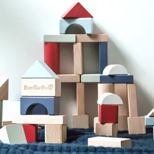 Image produit Jouets en bois 50 Blocs de construction Lifestyle  - Jouets bois sur Shopetic