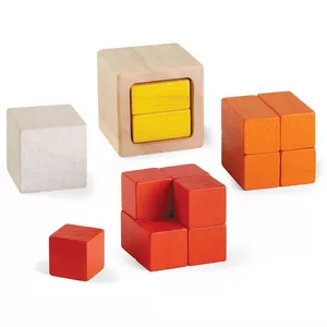 Image produit Cubes en Bois sensoriels 'Volumes & Fractions' - Jouet en Bois 'Montessori' sur Shopetic