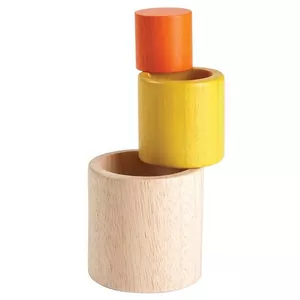 Image produit Cylindres en Bois sensoriels 'Volumes imbriqués' - Jouet en Bois Montessori sur Shopetic